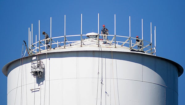 Wired water tower: C Spire installing network equipment in downtown ...