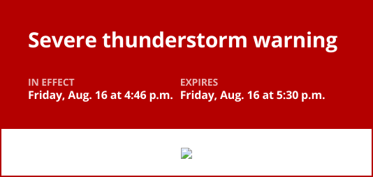 Update: Look for damaging winds and quarter-sized hail with thunderstorms in Claiborne County Friday