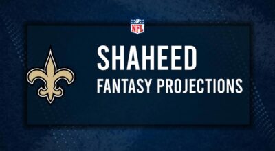 Rashid Shaheed Fantasy Projections: Week 4 vs. the Falcons