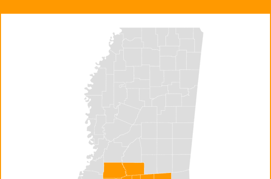 Southwest Mississippi under a wind advisory until Thursday evening