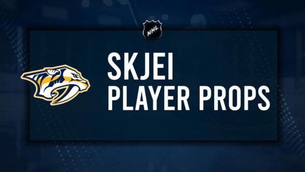 Brady Skjei Player Prop Bets for the Predators vs. Red Wings Game - October 12