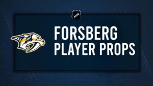 Filip Forsberg Player Prop Bets for the Predators vs. Oilers Game - October 31