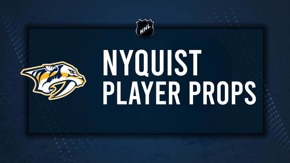 Gustav Nyquist Player Prop Bets for the Predators vs. Kraken Game - October 15