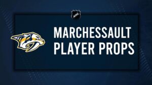 Jonathan Marchessault Player Prop Bets for the Predators vs. Bruins Game - October 22