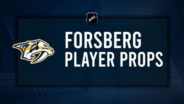 Filip Forsberg Player Prop Bets for the Predators vs. Avalanche Game - November 11