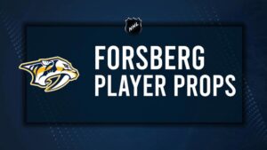 Filip Forsberg Player Prop Bets for the Predators vs. Canucks Game - November 17