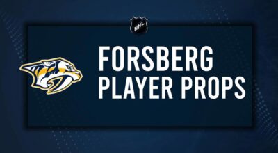 Filip Forsberg Player Prop Bets for the Predators vs. Canucks Game - November 17