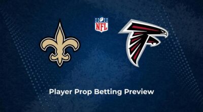 Saints vs. Falcons Player Props & Odds – Week 10