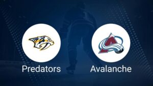 Where to Watch Nashville Predators vs. Colorado Avalanche on TV or Streaming Live - November 2