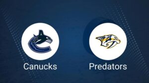 Where to Watch Nashville Predators vs. Vancouver Canucks on TV or Streaming Live - November 17