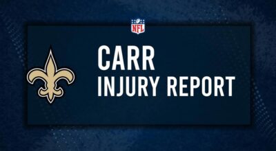 Will Derek Carr Play in Week 9? NFL Injury Status, News & Updates