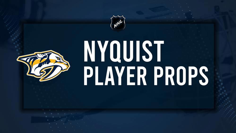 Gustav Nyquist Player Prop Bets for the Predators vs. Flames Game - December 10