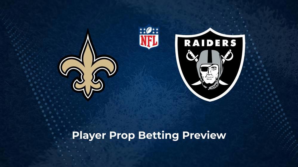 Saints vs. Raiders Player Props & Odds – Week 17