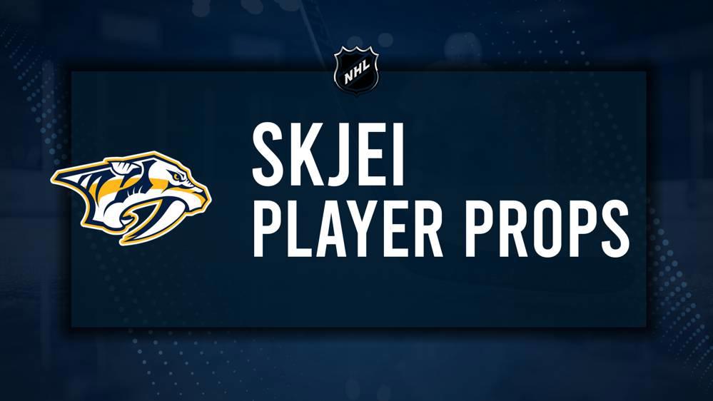 Brady Skjei Player Prop Bets for the Predators vs. Ducks Game - January 25