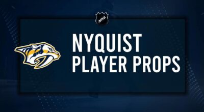 Gustav Nyquist Player Prop Bets for the Predators vs. Blackhawks Game - January 16