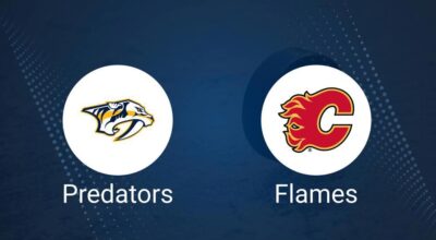 Predators vs. Flames Injury Report Today - January 4